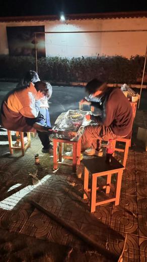 火光中松动内心的壳记录图片